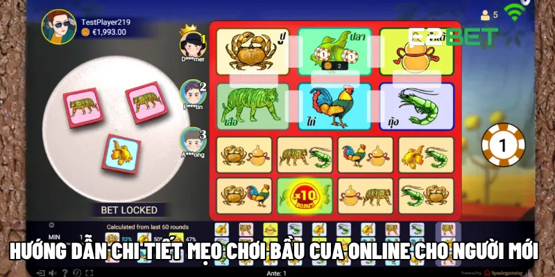 Hướng dẫn chi tiết mẹo chơi bầu cua online cho người mới