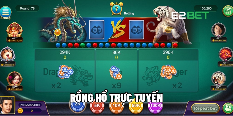 Rồng Hổ trực tuyến